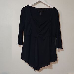 Venezia Black Women's Blouse 14/16